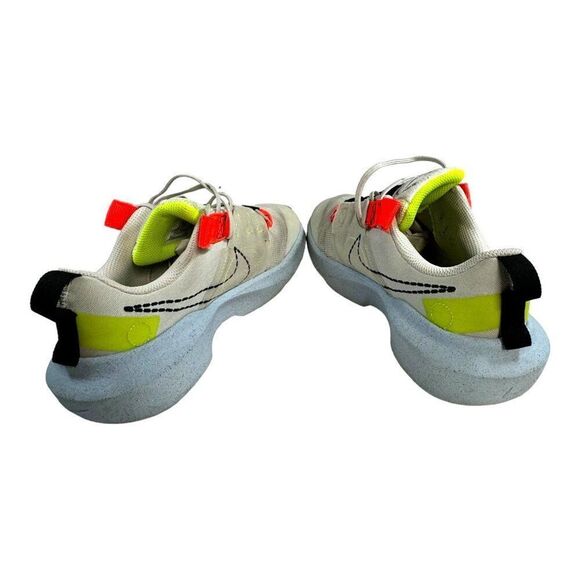 Nike Youth Running Shoes DB3351-010 6Y Neon & Red Mesh Sneakers Crater Impact - Picture 9 of 11